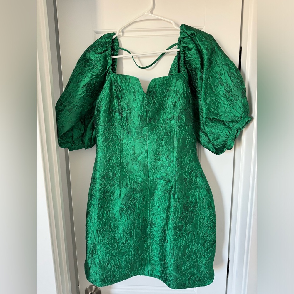 Green mini dress NWT